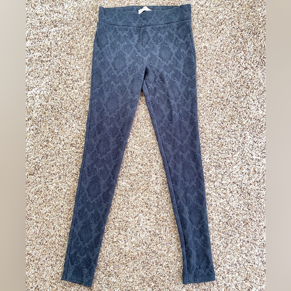 Abercrombie & Fitch patterned Leggings Size Small dark Gray